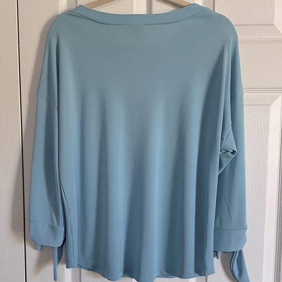 Chico’s Light Blue Pull over top . - Picture 4 of 5